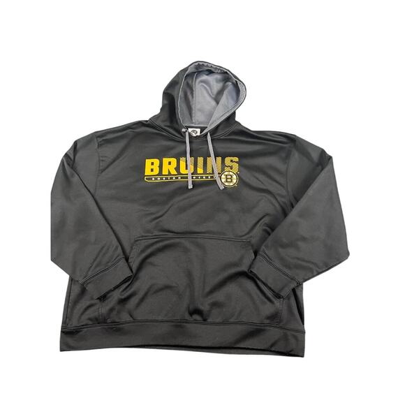 NHL Boston Bruins Black Hoodie Sweatshirt 2XL Official Licensed Hockey Mens - Picture 1 of 10
